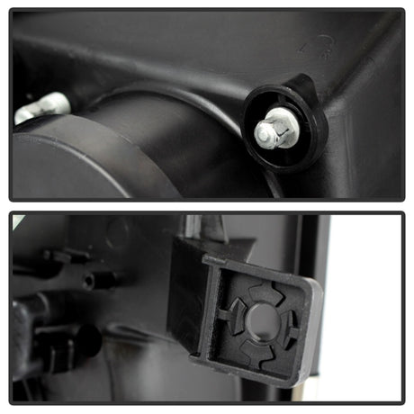 Phares de projecteur Spyder Ford F150 09-14 Modèle halogène - Barre lumineuse DRL Blk PRO-YD-FF15009-LBDRL-BK