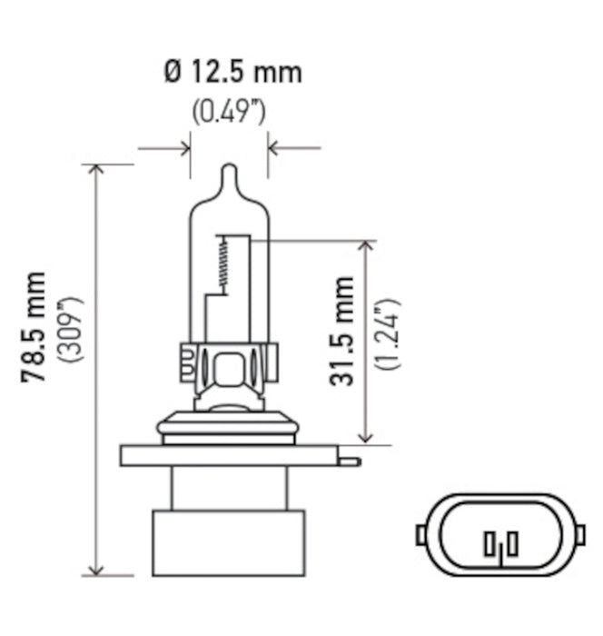 Ampoule Hella 9005Xs/Hb3A 12V 65W P20D T4