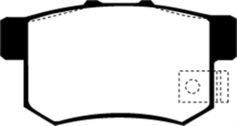 Plaquettes de frein arrière EBC 01-03 Acura CL 3.2 Ultimax2