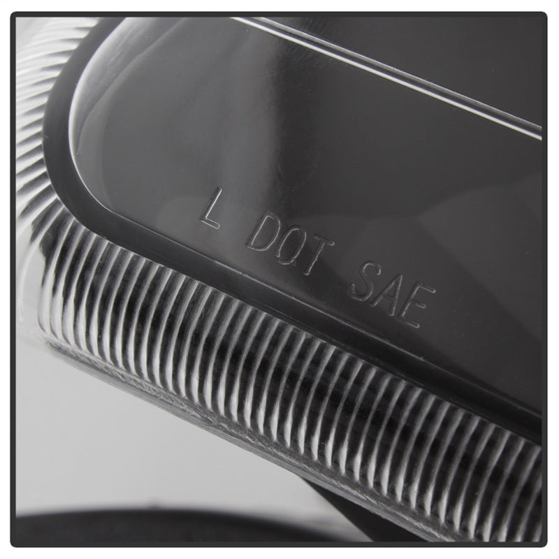 Phares Xtune Chevy TahOE 00-06 en cristal ambré avec feux de pare-chocs noirs HD-JH-CSIL99-SET-AM-BK