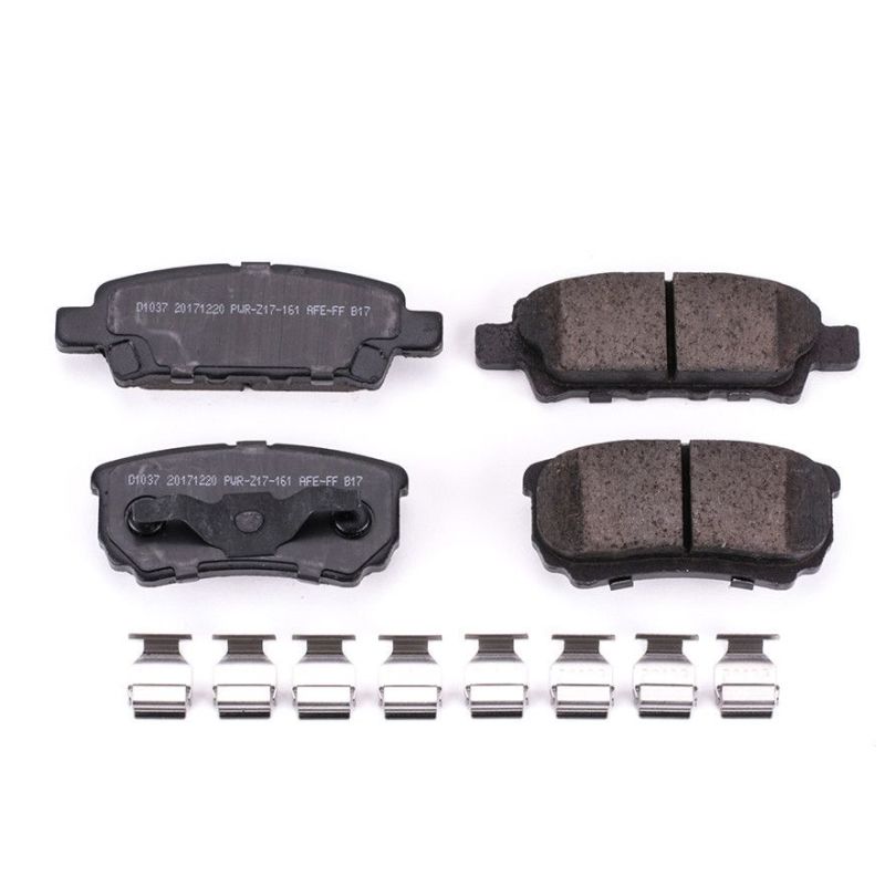 Plaquettes de frein arrière en céramique Power Stop 11-14 Chrysler 200 Z17 Evolution avec matériel
