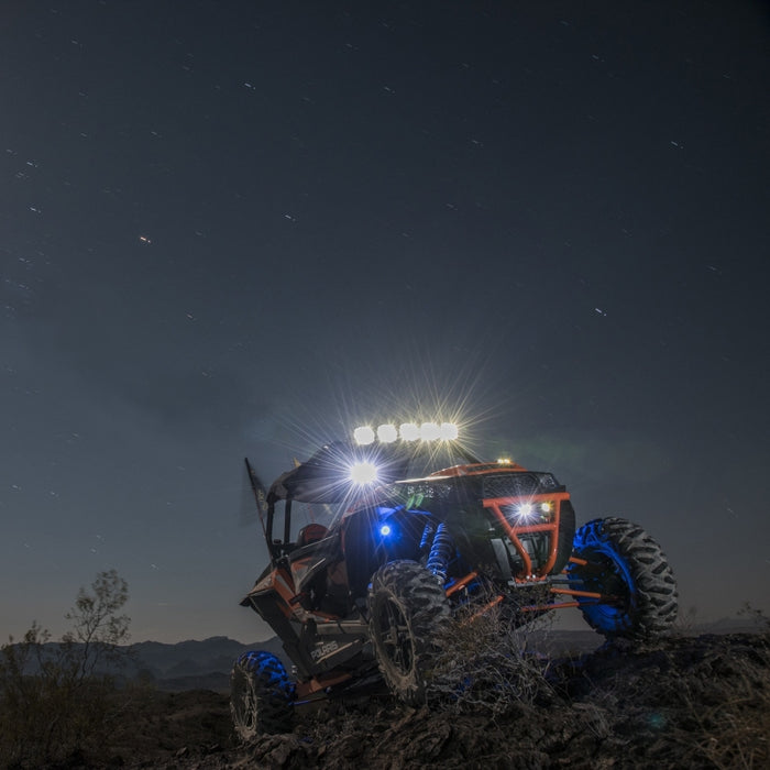 Barre d'éclairage suspendue à 5 lumières à DEL KC HiLiTES Polaris RZR 32 po Pro6 Gravity de 100 W