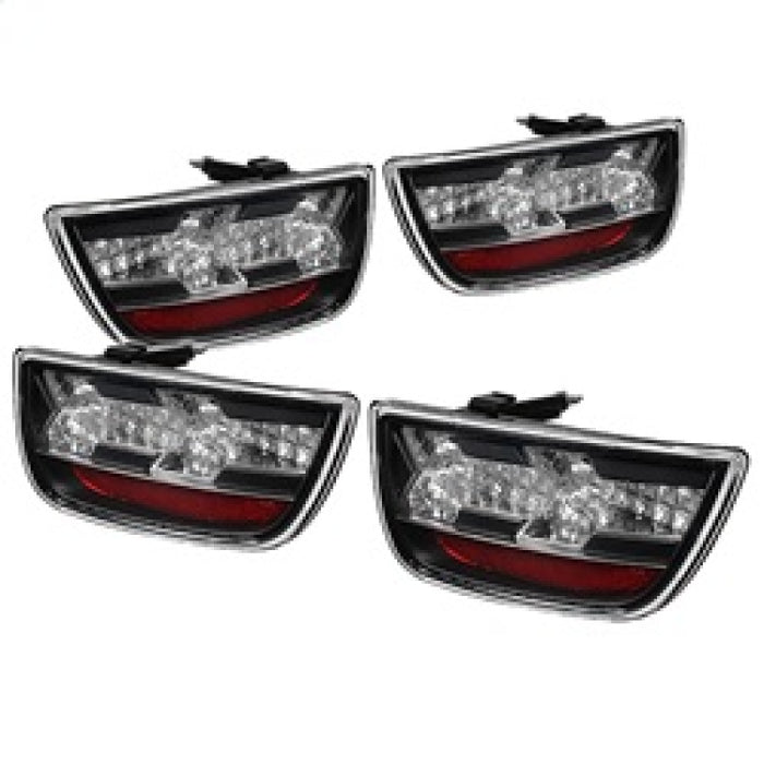 Feux arrière à LED Spyder Chevy Camaro 10-13 Noir ALT-YD-CCAM2010-LED-BK