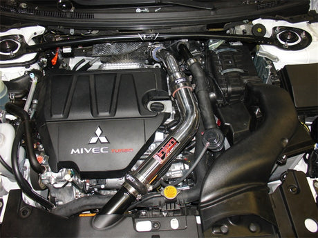 Kit de tuyaux de refroidisseur intermédiaire supérieur poli Injen 2009 Lancer Ralliart 2.0L Turbo