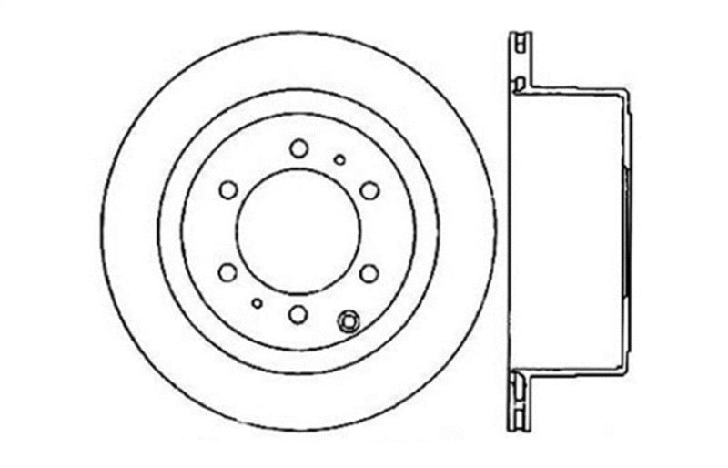 StopTech Slotted & Drilled Sport Brake Rotor