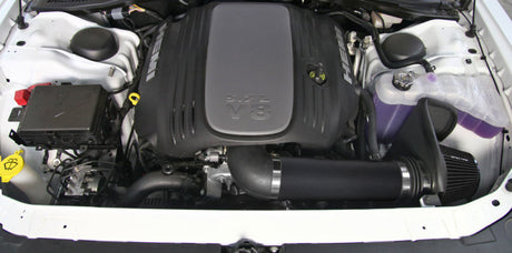 Kit d'admission d'air Spectre 11-19 Dodge Challenger/Charger 5,7 L V8 - Noir avec filtre noir