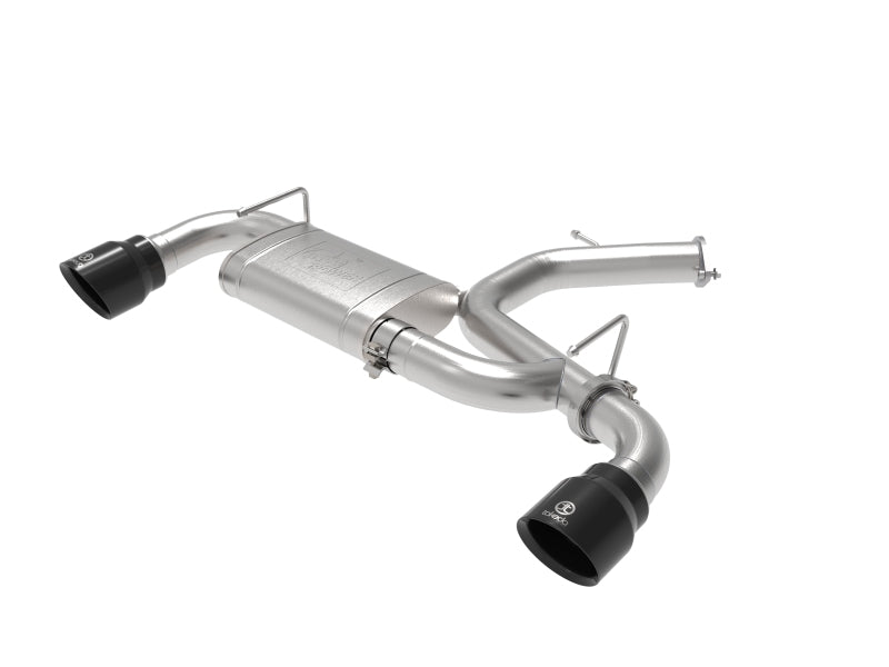 aFe Takeda Exhaust Axle-Back 19-20 Hyundai Veloster N 304SS Échappement à double embout noir