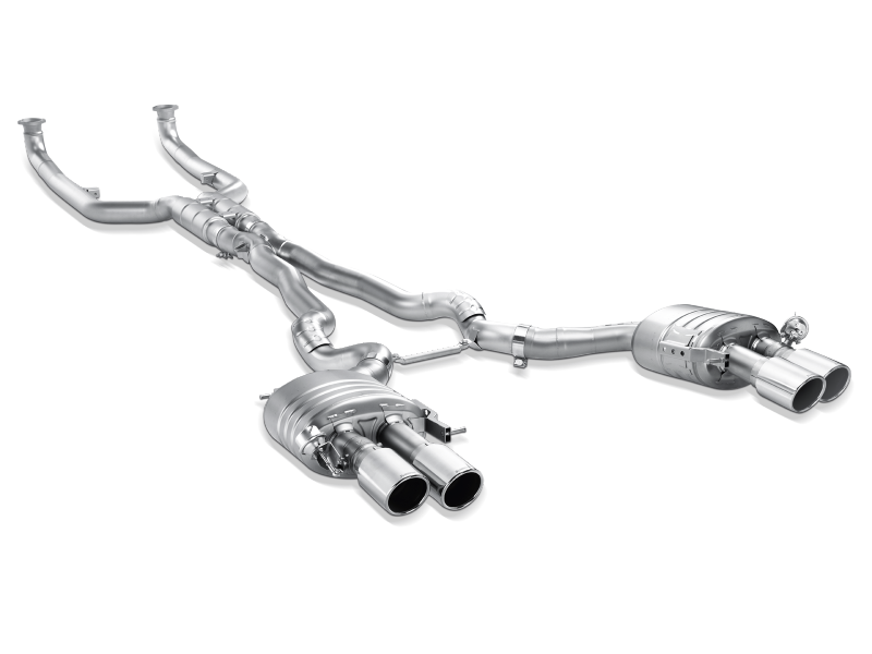 Arrière de catalyseur Akrapovic Evolution Line 13-17 pour BMW M6 Gran Coupé (F06) (titane) (embouts requis)