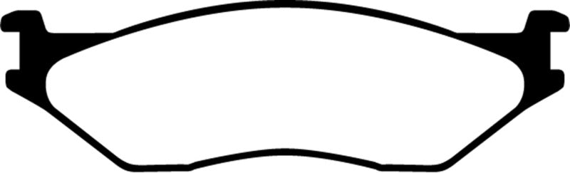 Plaquettes de frein avant EBC Greenstuff pour Ford Econoline E550 02-05