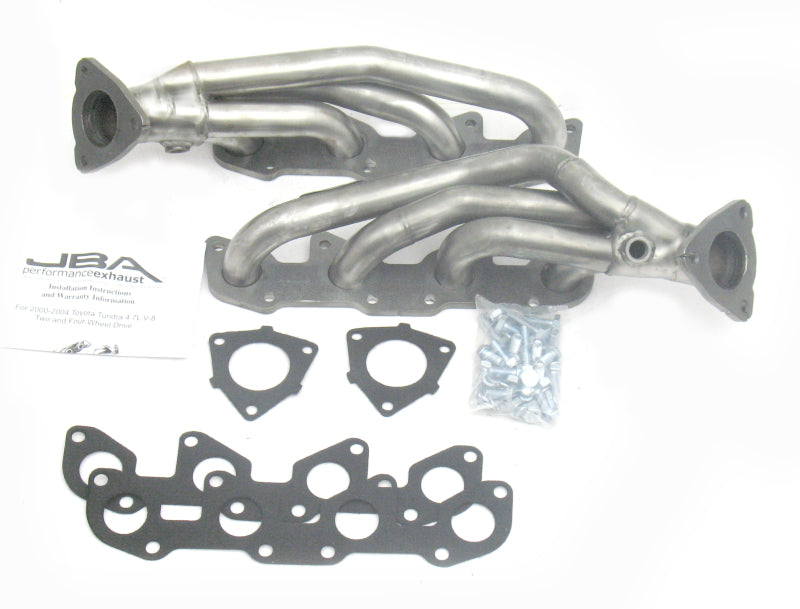 Collecteur d'échappement JBA 00-04 Toyota 4,7 L V8 1-1/2 po primaire brut 409SS Cat4Ward