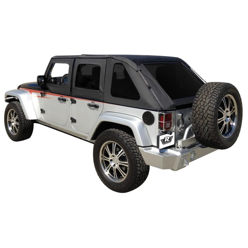 Kit de toit souple sans cadre pour Jeep Wrangler (JK) Unlimited 2007-2018 - Black Diamond