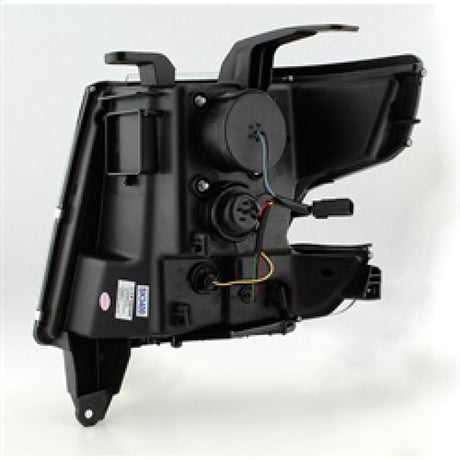 Phares de projecteur Spyder Chevy Tahoe / Suburban 2015-2016 - DRL LED - Chrome PRO-YD-CTA15-DRL-C