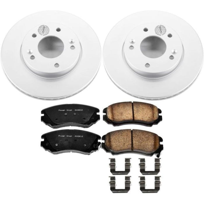 Kit de freins Power Stop 10-11 Kia Soul avant Z17 Evolution Geomet avec revêtement