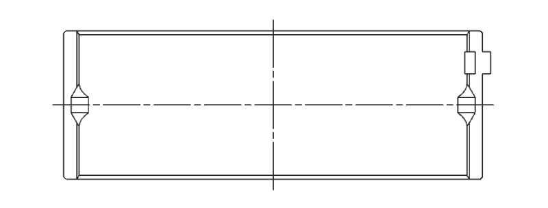 Ensemble de roulements principaux hautes performances de taille standard ACL Mitsubishi 4G93 1834CC
