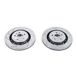 Disques de frein avant Power Stop 13-19 Ford Explorer Evolution percés et fendus - Paire