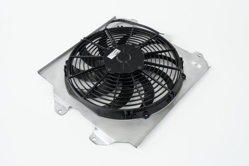 Carénage de ventilateur tout aluminium CSF 92-00 Honda Civic avec ventilateur SPAL de 12 pouces