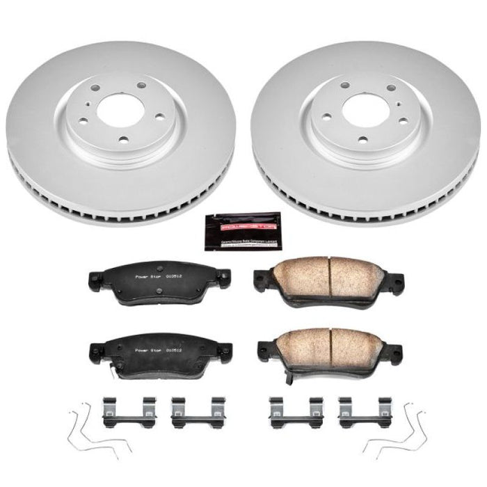 Kit de freins avant Power Stop 07-08 Infiniti G35 Z17 Evolution Geomet avec revêtement