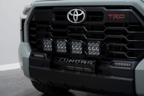 Ensemble de barres lumineuses CrossLink pour calandre Toyota Tundra SS5 2022 de Diode Dynamics - Combo Pro jaune