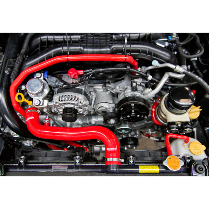 Kit de tuyaux auxiliaires de liquide de refroidissement de radiateur en silicone noir Mishimoto pour Subaru WRX 2015