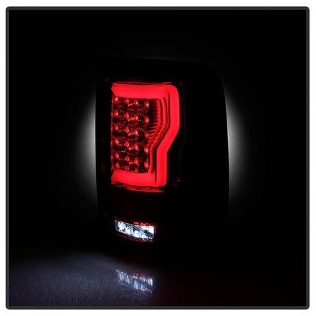 Feu arrière Spyder Ford F150 04-08 Styleside V2 - LED - Rouge transparent ALT-YD-FF15004V2-LBLED-RC