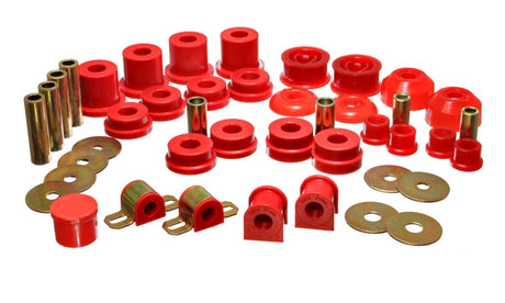 Ensemble de bagues principales Hyper-Flex rouges pour Scion tC 05-07 Energy Suspension