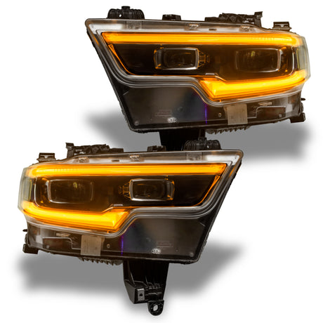 Oracle 19-21 RAM 1500 Headlight DRL Kit Proj. LED - RGBW+A w/ Simple Controller