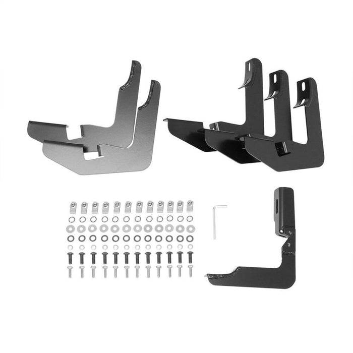 Marchepieds ovales Westin 18-20 Jeep Wrangler JL Unlimited 4DR PRO TRAXX 5 Nerf - Noir texturé