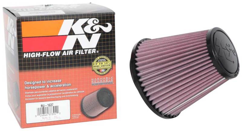 Filtre à air universel à pince K&amp;N 3-1/4 po FLG / 5-3/4 po B / 3-1/2 po T / 5-7/16 po H