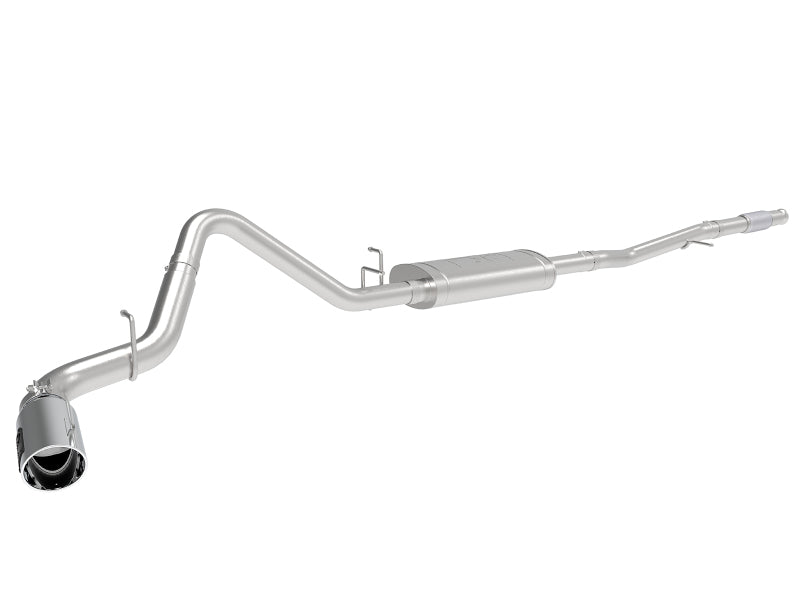 aFe Apollo GT Series 2019 GM Silverado/Sierra 1500 4.3L/5.3L 409 SS CB Exhaust System w/Polished Tip