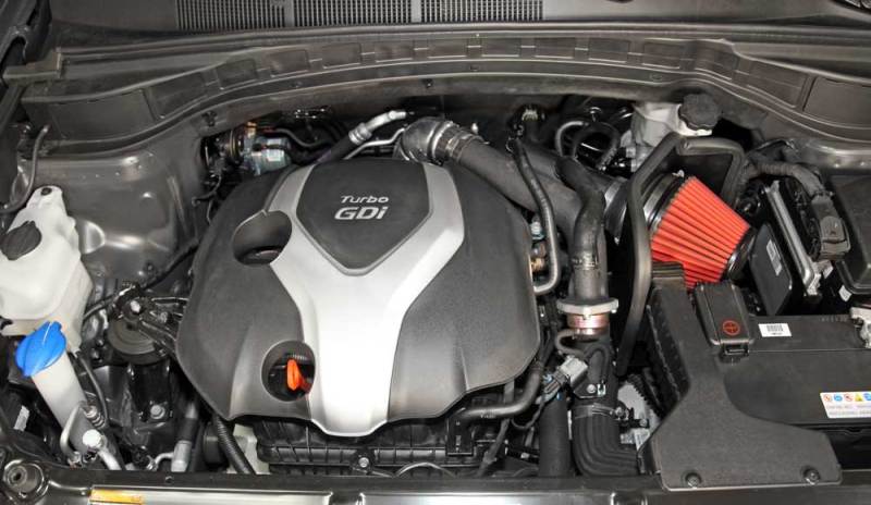 AEM 14-15 Hyundai Sante Fe L4 2.0L - Système d'admission d'air froid - Gris bronze