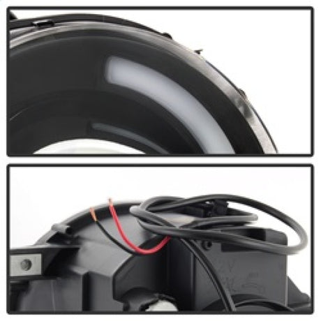 Phares de projecteur DRL pour Jeep Renegade 15-17 xTune - Noir (PRO-JH-JREN-LBDRL-BK)