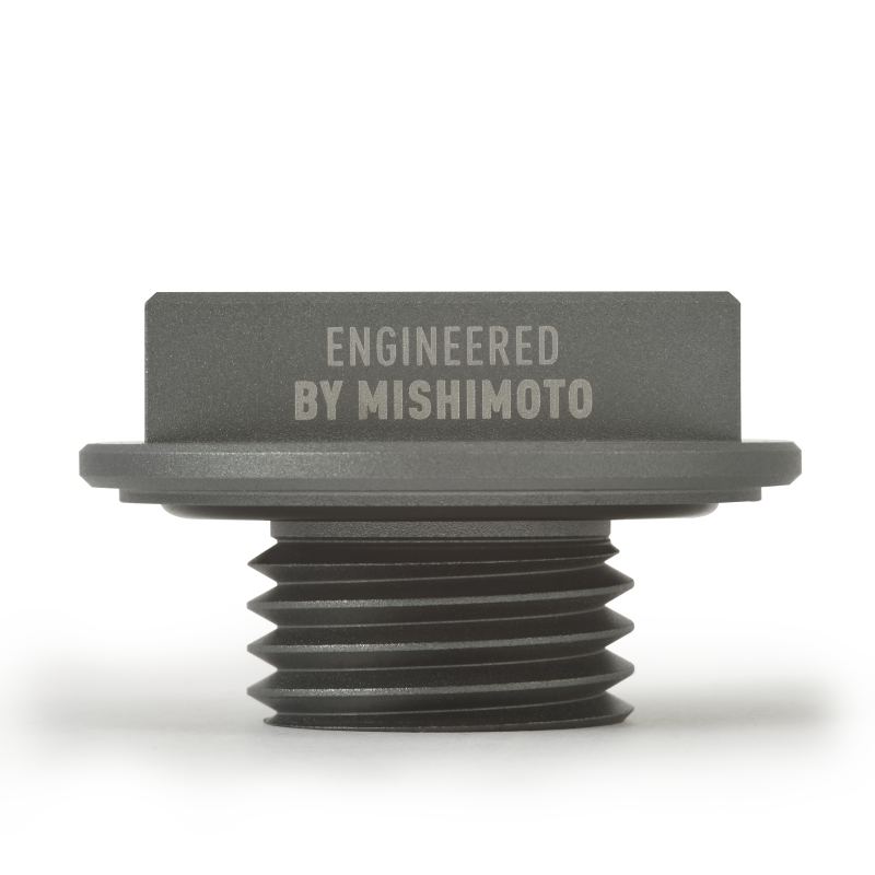 Bouchon de remplissage d'huile Mishimoto 87-01 Ford Mustang Hoonigan - Argent
