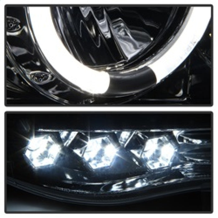 Phares de projecteur Spyder Dodge Ram 1500 02-05/Ram 2500 03-05 LED Halo LED Chrm PRO-YD-DR02-HL-C