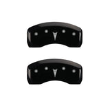 MGP 4 Caliper Covers Engraved Front Pontiac Rear Arrow Black Finish Silver Char 2006 Pontiac GTO