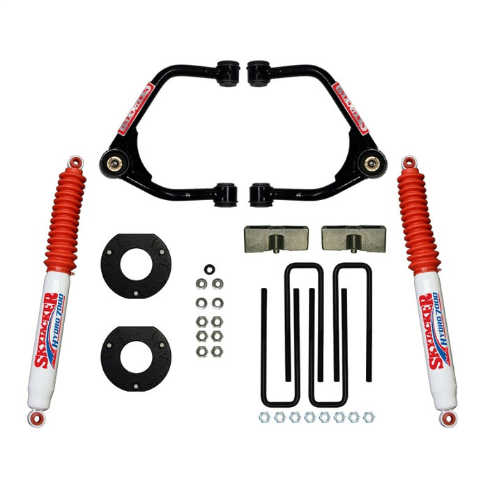 Kit de suspension Skyjacker 3,5 pouces avec amortisseur arrière Hydro7000 19-21 GMC Sierra 1500 (cabine multiplace à caisse courte)