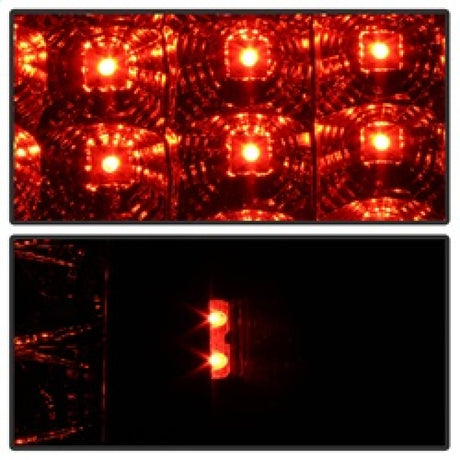 Feux arrière à LED Spyder Jeep Grand Cherokee 07-10 Noir ALT-YD-JGC07-LED-BK