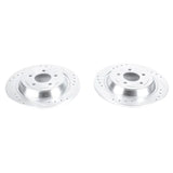 Disques de frein arrière Power Stop 15-19 Ford Mustang Evolution percés et fendus - Paire