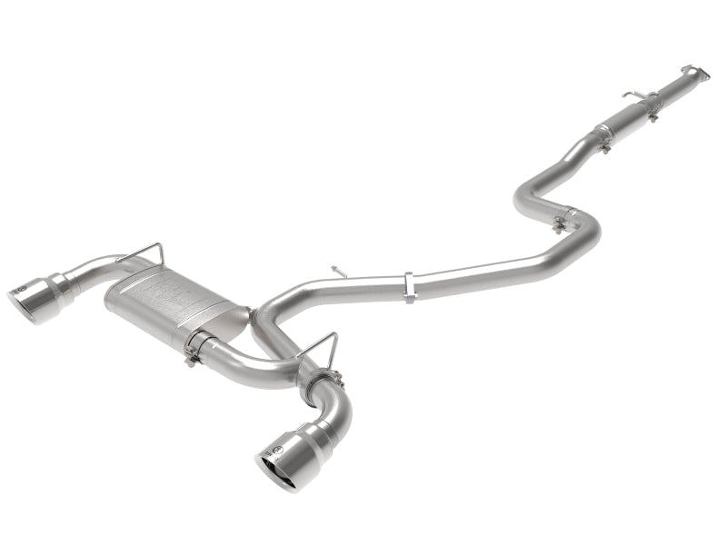 aFe Takeda Exhaust Cat-Back 19-20 Hyundai Veloster N 304SS Échappement à double embout poli