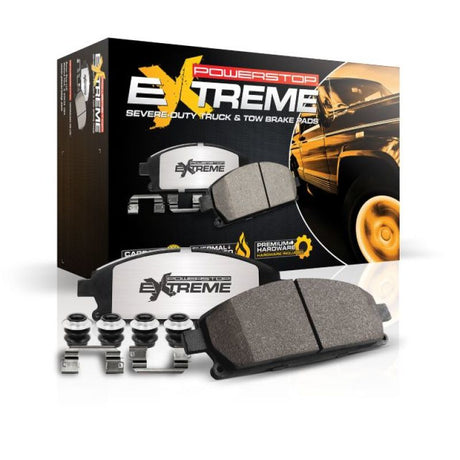 Plaquettes de frein arrière Power Stop 15-19 pour camion et remorquage Ford Transit-150 Z36 avec matériel