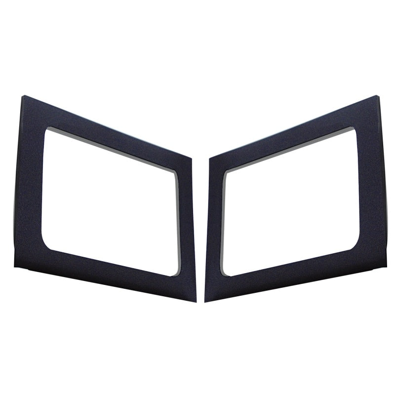 DEI 11-18 Jeep Wrangler JK 4 portes Boom Mat Garniture de lunette arrière - 2 pièces - Noir