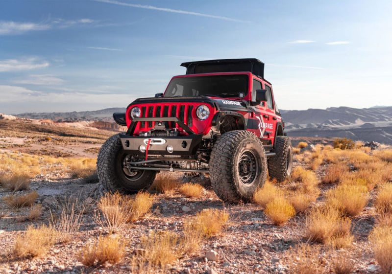 Jeep Wrangler JL 4 portes Trailview Fastback 2018-2021 Rampage - Diamant noir