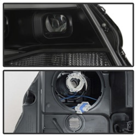 Phares de projecteur halogènes uniquement xTune Chevy Colorado 15-17 - Noir fumé PRO-JH-CCO04-LBDRL-BSM