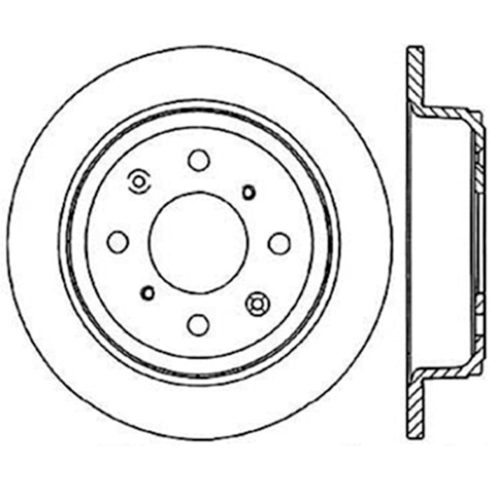 Stoptech Acura et Honda Civic/Del Sol Rotor arrière CRYO-STOP