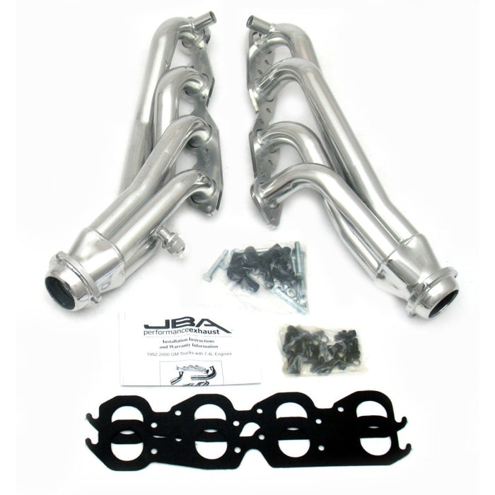 JBA 96-00 GM Truck 7.4L Voretc avec EGR et AIR 1-3/4in primaire Silver Ctd Cat4Ward Header