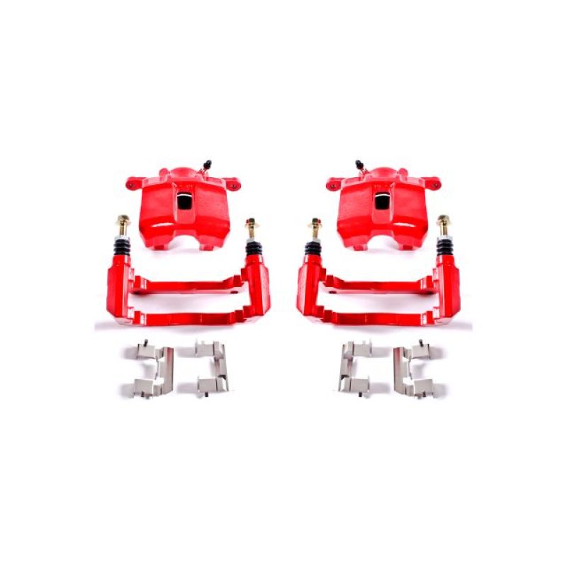 Power Stop 01-03 Acura CL Front Red Calipers w/Brackets - Pair