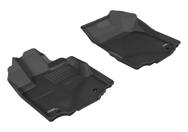 Tapis de sol 3D MAXpider pour Honda Ridgeline Kagu 2006-2014, 1ère rangée - Noir