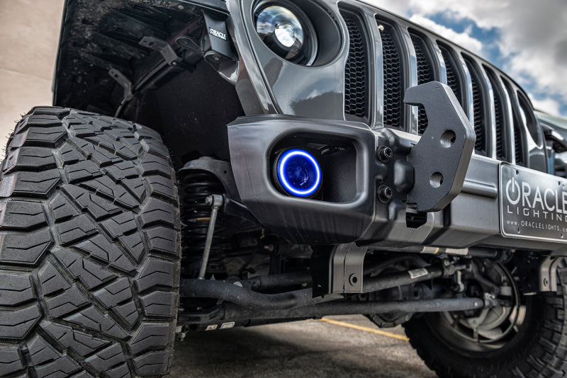 Feux antibrouillard à LED hautes performances Oracle Jeep Wrangler JL/Gladiator JT Sport - Bleu VOIR LA GARANTIE