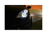 Phares de projecteur Spyder Toyota Celica 00-05 LED Halo DRL Blk High H1 Low H1 PRO-YD-TCEL00-LED-BK