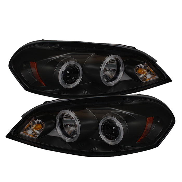 Phares de projecteur Spyder Chevy Impala 06-13 LED Halo LED Blk Smke PRO-YD-CHIP06-HL-BSM