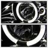 Phares de projecteur Spyder BMW Z3 96-02 LED Halo Chrome High H1 Low H1 PRO-YD-BMWZ396-HL-C